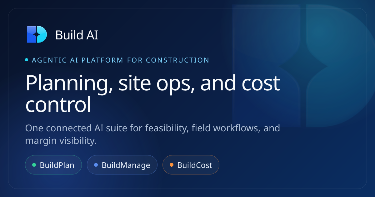 Agentic AI Platform for Construction | Build AI